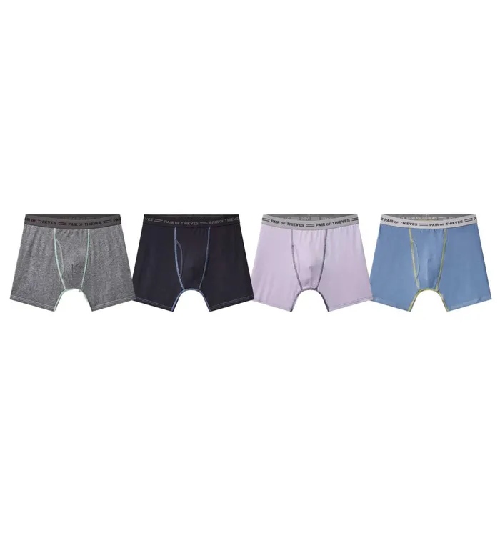 4 Way Stetch Every Day Kit Cotton Stretch Boxer Briefs Dusty Lavender Underwear 4 Pack Men Pair Of Thieves Boxer Briefs 4 Way Stetch Every Day Kit Cotton Stretch Boxer Briefs Dusty Lavender Underwear 4 Pack Men Pair Of Thieves Boxer Briefs