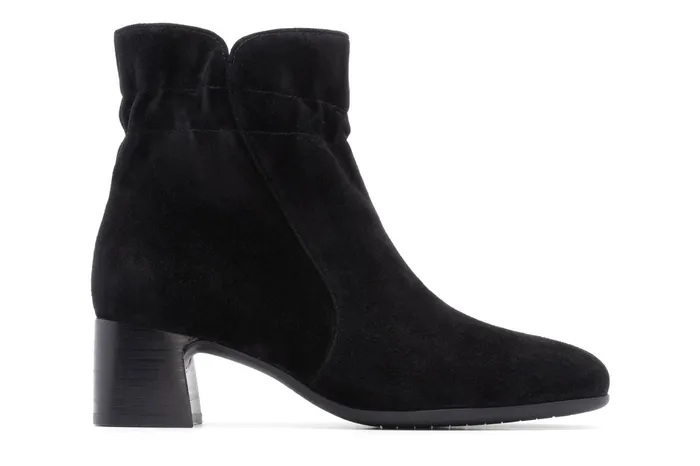 ABEO Footwear Avenue Mid Black Suede Women Boots