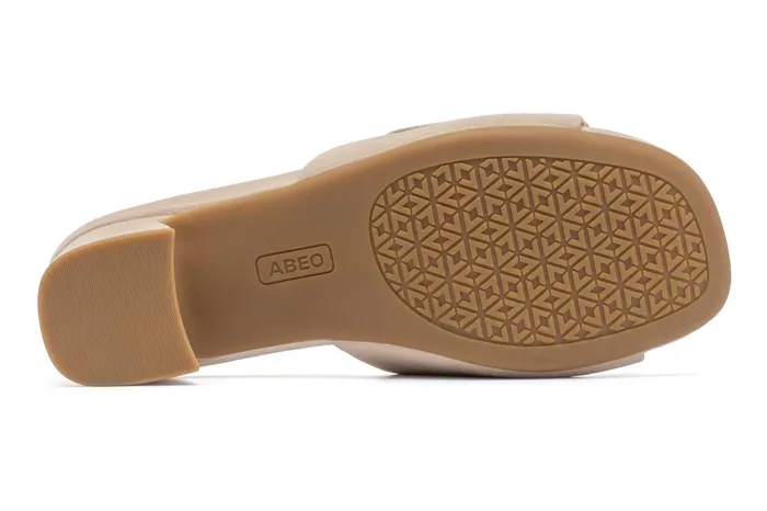 ABEO Footwear Avenue Slide Cuban Sand Suede Women Dress