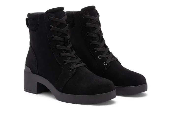 ABEO Footwear Capital Lace Black Women Boots