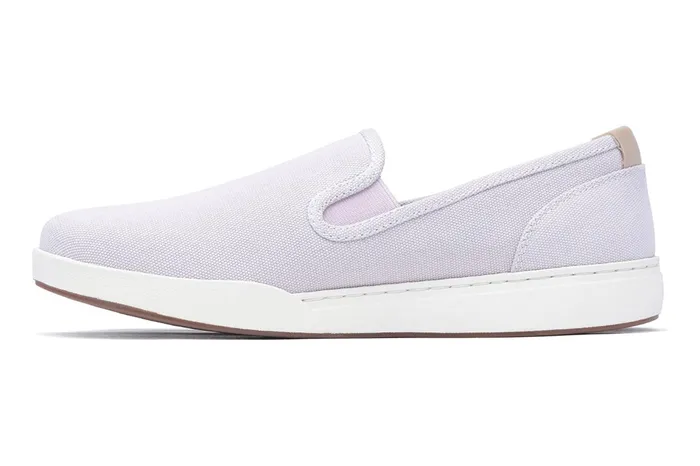 ABEO Footwear Encore Slip On Lilac Canvas Women Sneakers
