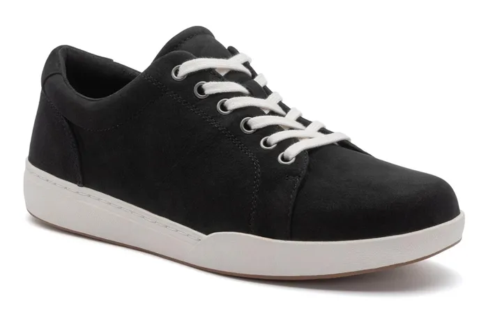ABEO Footwear Encore Sneaker Black Nubuck Women Sneakers