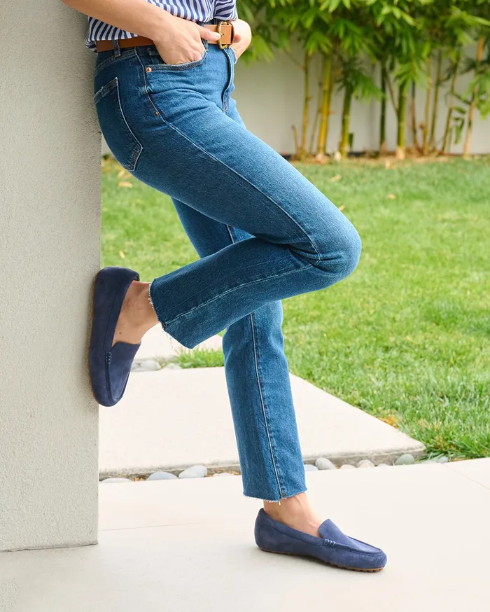 ABEO Footwear Harbor Navy Suede Women Dress