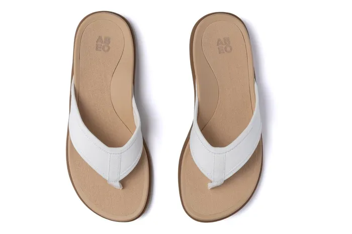 ABEO Footwear Laguna Sandal White Women Sandals