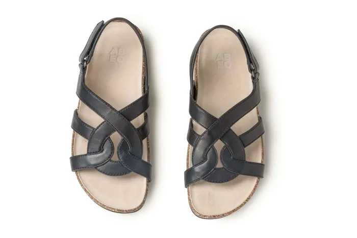 ABEO Footwear Lanai Sandal Black Women Sandals