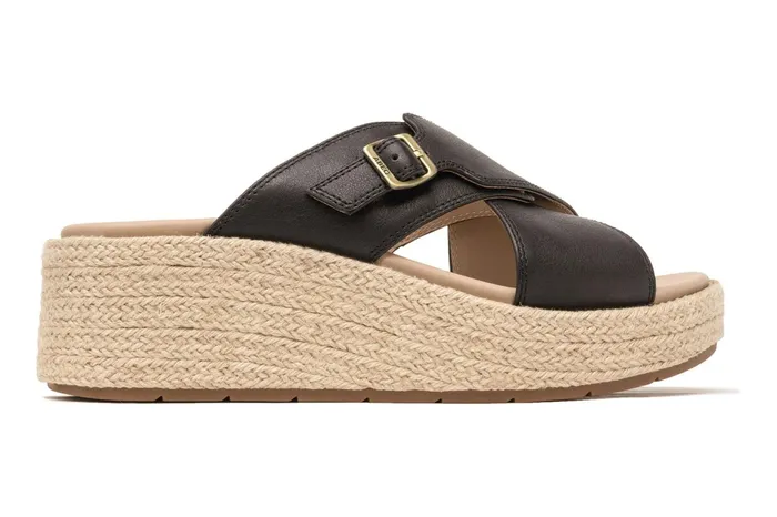 ABEO Footwear Solstice Cross Slide Black Women Sandals