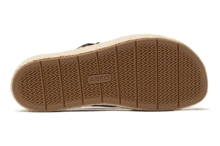 ABEO Footwear Solstice Cross Slide Black Women Sandals