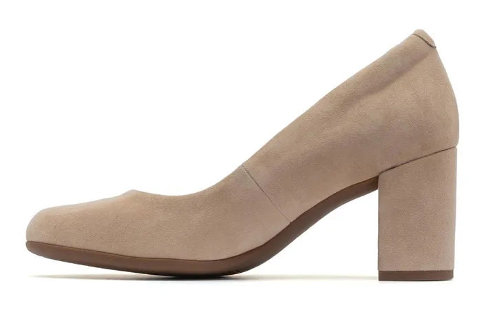 ABEO Footwear Tempo Pump Cuban Sand Suede Women Dress