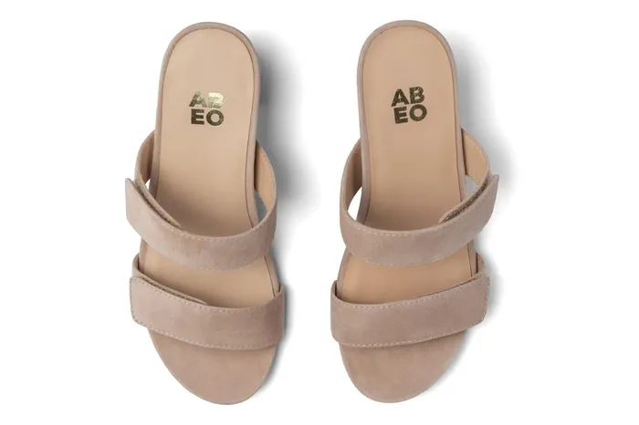 ABEO Footwear Tempo Slide Cuban Sand Suede Women Dress ABEO Footwear Tempo Slide Cuban Sand Suede Women Dress