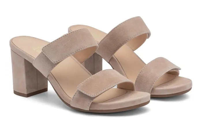 ABEO Footwear Tempo Slide Cuban Sand Suede Women Dress ABEO Footwear Tempo Slide Cuban Sand Suede Women Dress