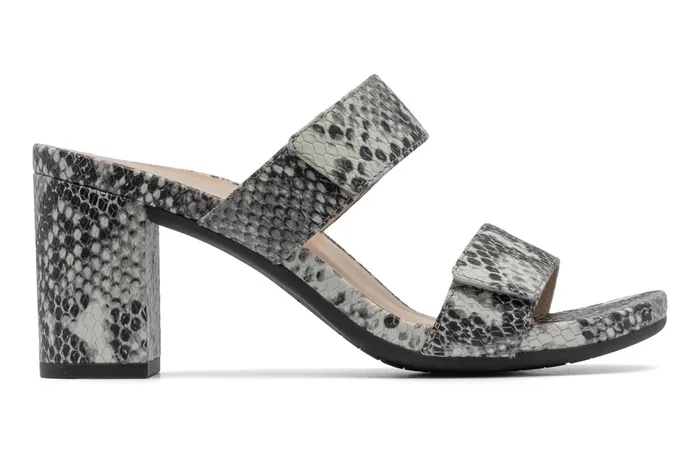 ABEO Footwear Tempo Slide Snake Print Leather Women Dress ABEO Footwear Tempo Slide Snake Print Leather Women Dress