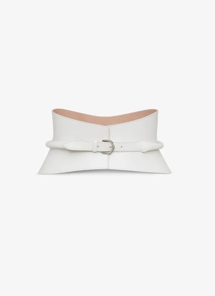 Alaa Belts NEO BUSTIER BELT IN CALFSKIN Nude 8211 Women