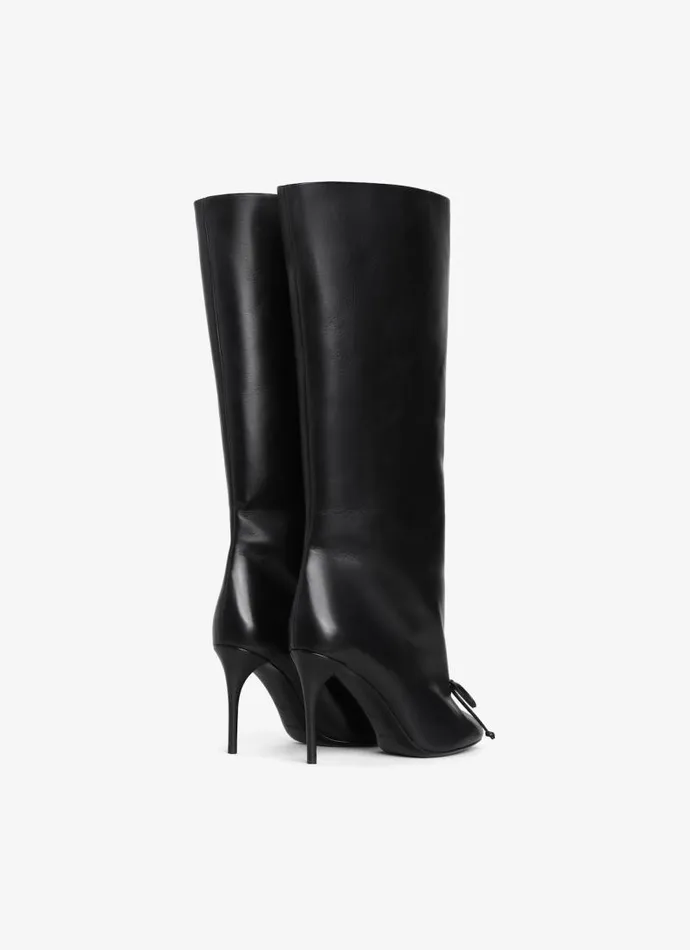 Alaa Boots and Ankle Boots DECOLLETE HIGH BOOTS IN CALFSKIN Black 8211 Women Alaa Boots and Ankle Boots DECOLLETE HIGH BOOTS IN CALFSKIN Black 8211 Women