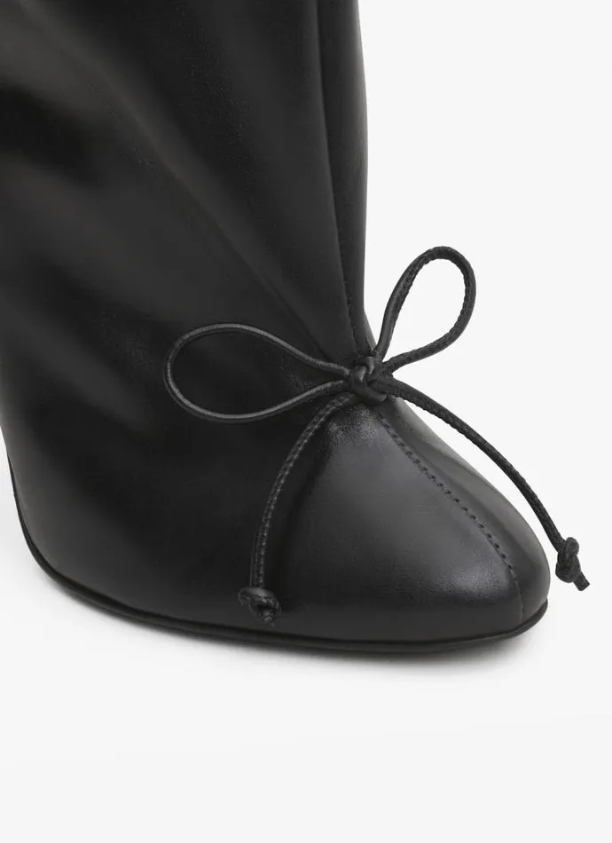 Alaa Boots and Ankle Boots DECOLLETE HIGH BOOTS IN CALFSKIN Black 8211 Women Alaa Boots and Ankle Boots DECOLLETE HIGH BOOTS IN CALFSKIN Black 8211 Women