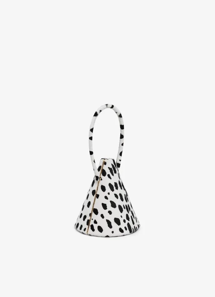 Alaa CrossBody Bags CONE MINAUDIERE IN PONY DOTS HAIRCALF Whiteblack 8211 Women Alaa CrossBody Bags CONE MINAUDIERE IN PONY DOTS HAIRCALF Whiteblack 8211 Women