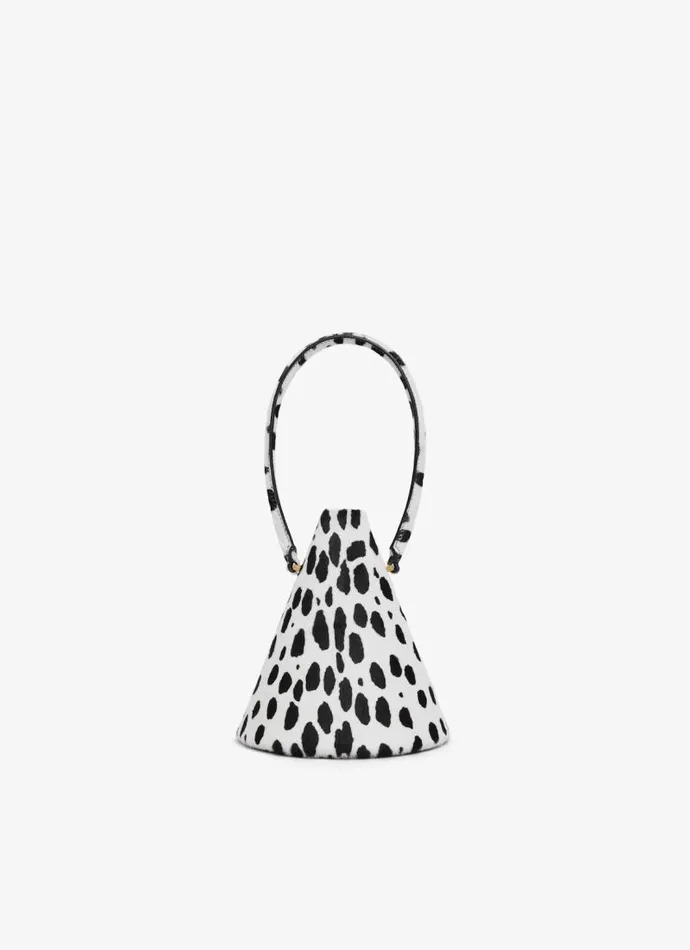 Alaa CrossBody Bags CONE MINAUDIERE IN PONY DOTS HAIRCALF Whiteblack 8211 Women Alaa CrossBody Bags CONE MINAUDIERE IN PONY DOTS HAIRCALF Whiteblack 8211 Women