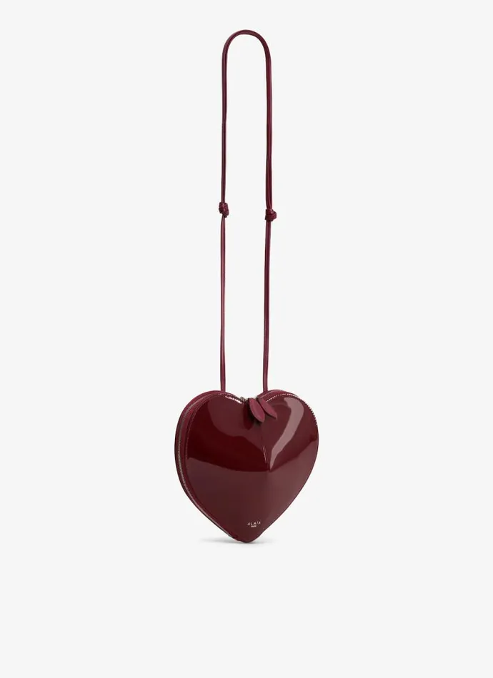 Alaa CrossBody Bags LE CUR BAG IN PATENT LEATHER Garnet Red 8211 Women Alaa CrossBody Bags LE CUR BAG IN PATENT LEATHER Garnet Red 8211 Women