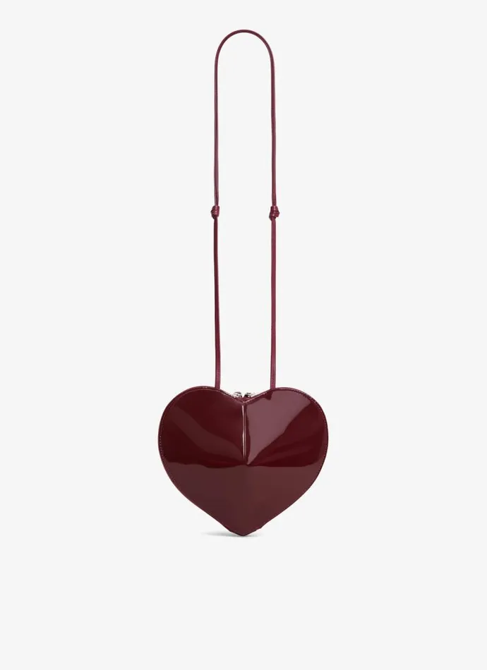 Alaa CrossBody Bags LE CUR BAG IN PATENT LEATHER Garnet Red 8211 Women Alaa CrossBody Bags LE CUR BAG IN PATENT LEATHER Garnet Red 8211 Women