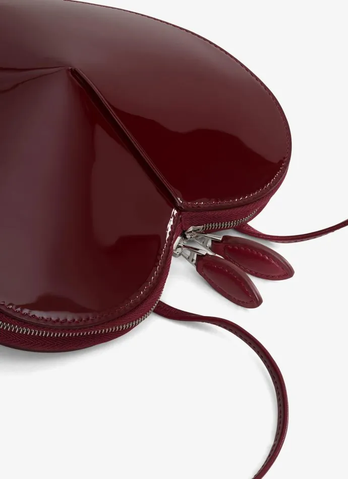 Alaa CrossBody Bags LE CUR BAG IN PATENT LEATHER Garnet Red 8211 Women Alaa CrossBody Bags LE CUR BAG IN PATENT LEATHER Garnet Red 8211 Women