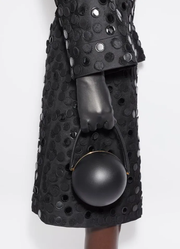 Alaa CrossBody Bags SPHERE MINAUDIERE IN LAMBSKIN Black 8211 Women