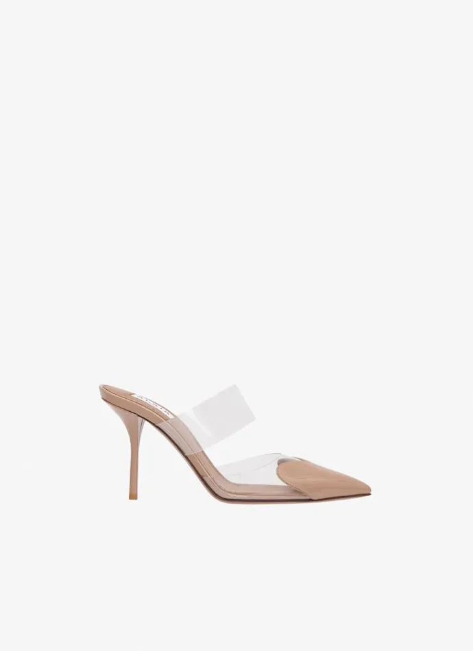 Alaa Le Cur LE COEUR MULES IN PATENT CALFSKIN Beige 8211 Women