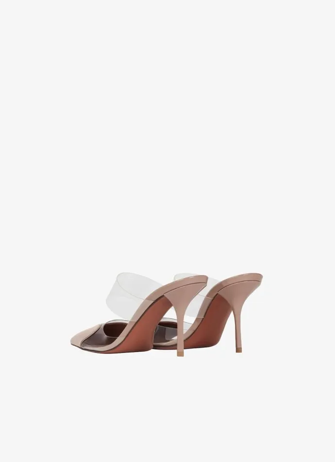 Alaa Le Cur LE COEUR MULES IN PATENT CALFSKIN Beige 8211 Women Alaa Le Cur LE COEUR MULES IN PATENT CALFSKIN Beige 8211 Women