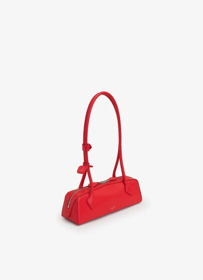 Alaa Le Teckel LE TECKEL SMALL BAG IN GOATSKIN Red 8211 Women