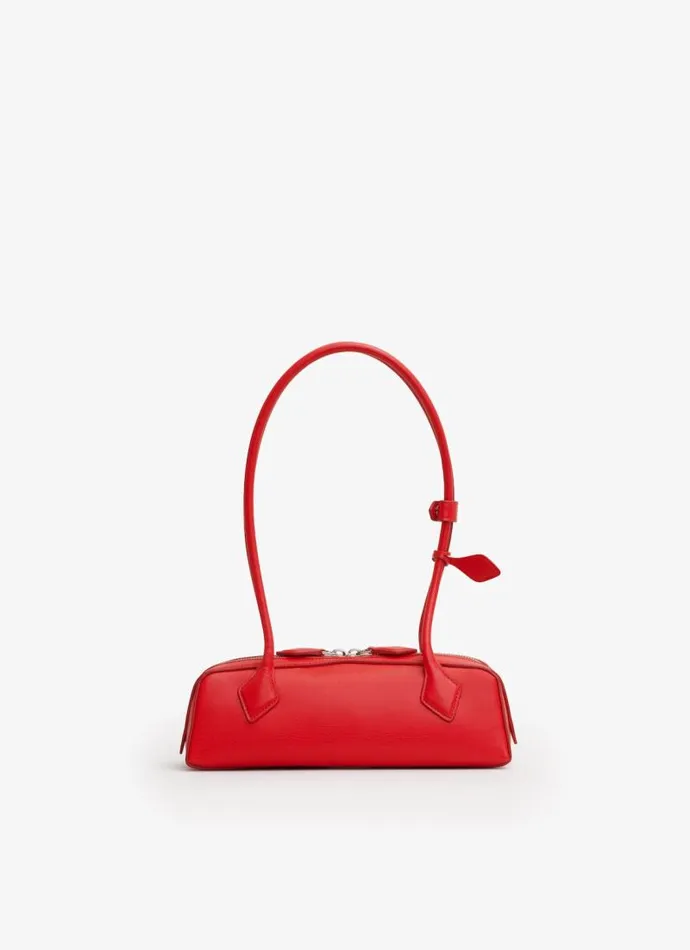 Alaa Le Teckel LE TECKEL SMALL BAG IN GOATSKIN Red 8211 Women