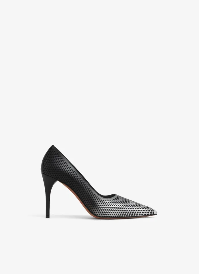 Alaa Sandals MESH PUMPS IN DGRAD MESH CALFSKIN Blacksilver 8211 Women