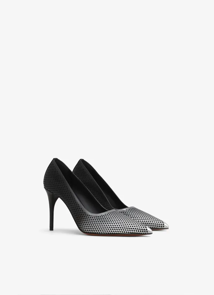 Alaa Sandals MESH PUMPS IN DGRAD MESH CALFSKIN Blacksilver 8211 Women Alaa Sandals MESH PUMPS IN DGRAD MESH CALFSKIN Blacksilver 8211 Women