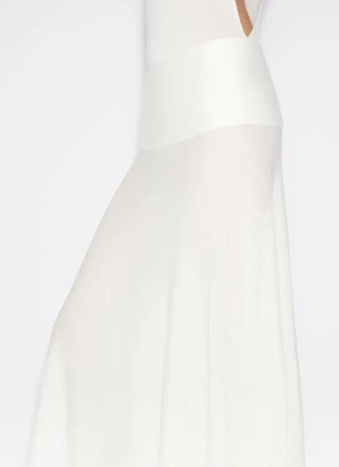 Alaa Skirts FLUID KNITTED SKIRT Natural White 8211 Women