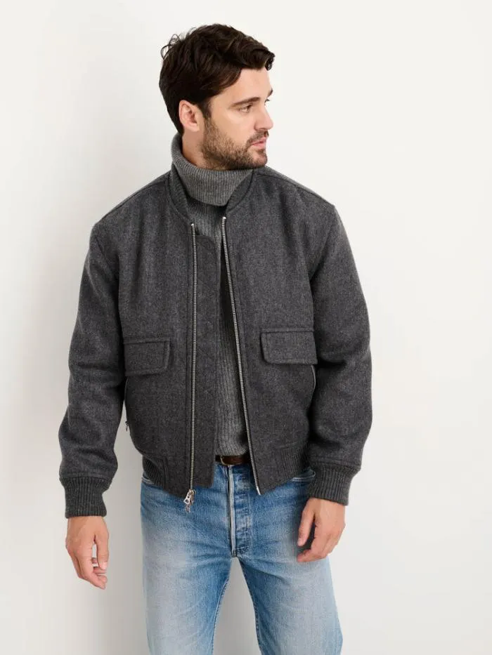 Alex Mill Jackets Coats Dean Bomber Jacket In Italian Wool 8211 Men