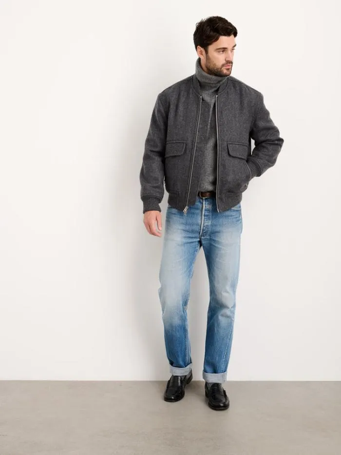 Alex Mill Jackets Coats Dean Bomber Jacket In Italian Wool 8211 Men