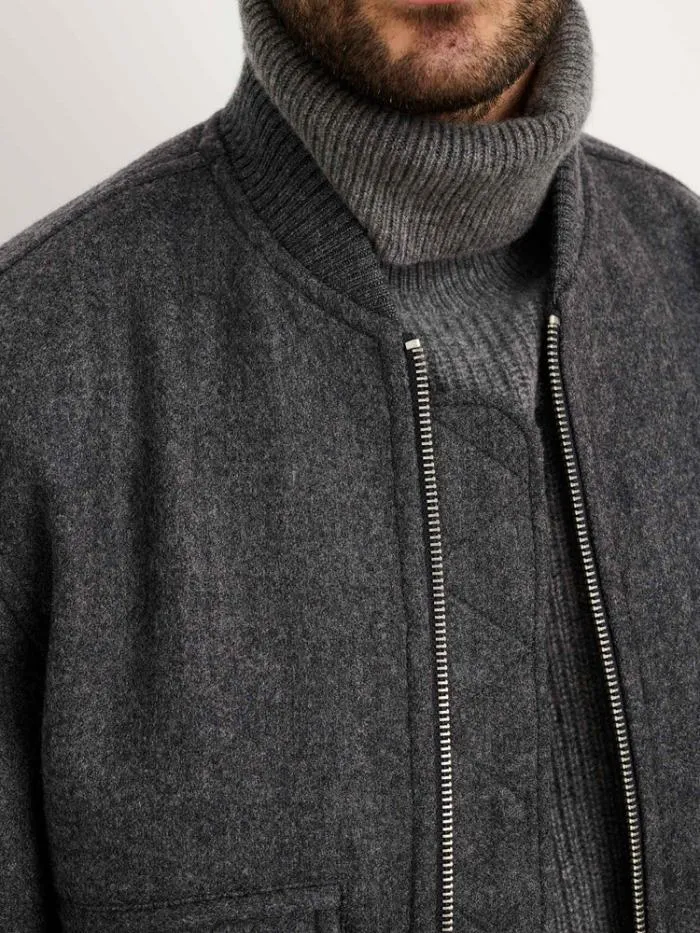 Alex Mill Jackets Coats Dean Bomber Jacket In Italian Wool 8211 Men