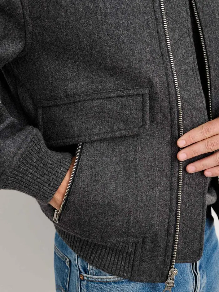 Alex Mill Jackets Coats Dean Bomber Jacket In Italian Wool 8211 Men