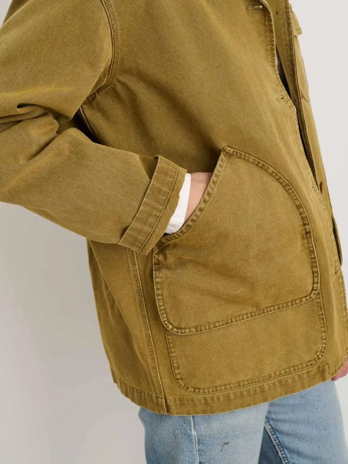 Alex Mill Jackets Coats Frontier Jacket In Recycled Canvas Khaki 8211 Men