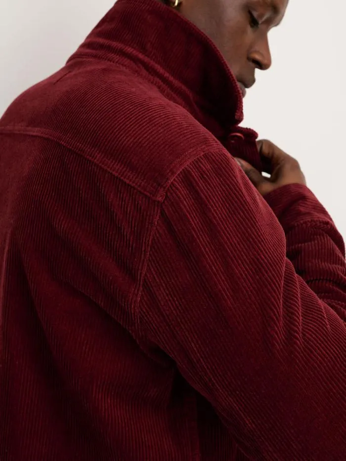 Alex Mill Jackets Coats Work Jacket In Wide Wale Corduroy Dark Currant 8211 Men