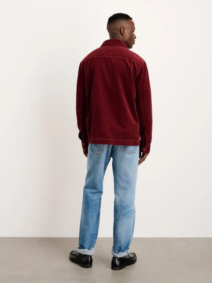 Alex Mill Jackets Coats Work Jacket In Wide Wale Corduroy Dark Currant 8211 Men