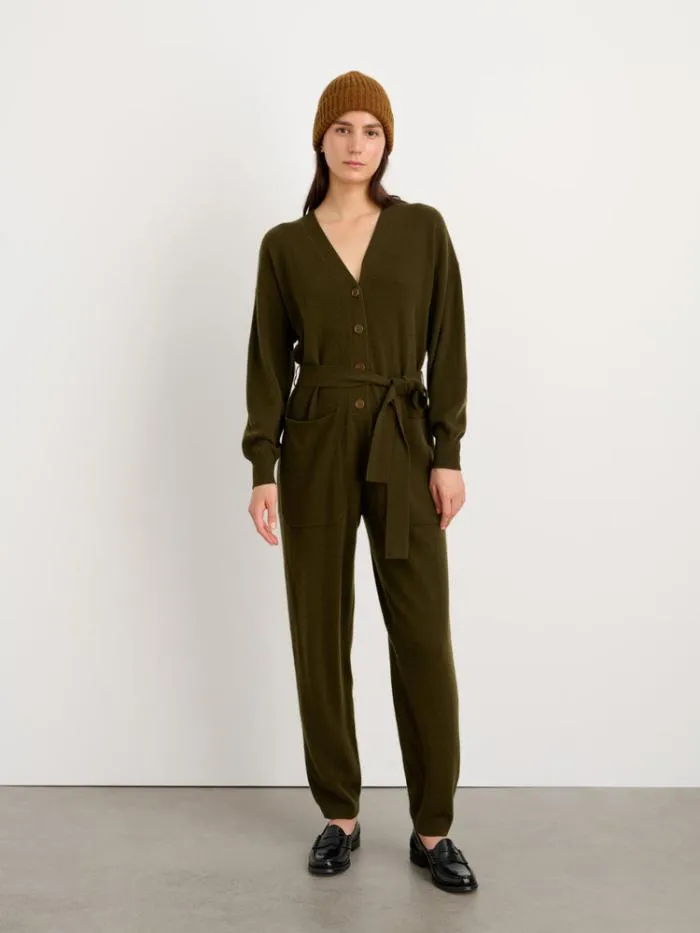 Alex Mill Jumpsuits Sweater Jumpsuit In Cashmere Dark Olive 8211 Women Alex Mill Jumpsuits Sweater Jumpsuit In Cashmere Dark Olive 8211 Women