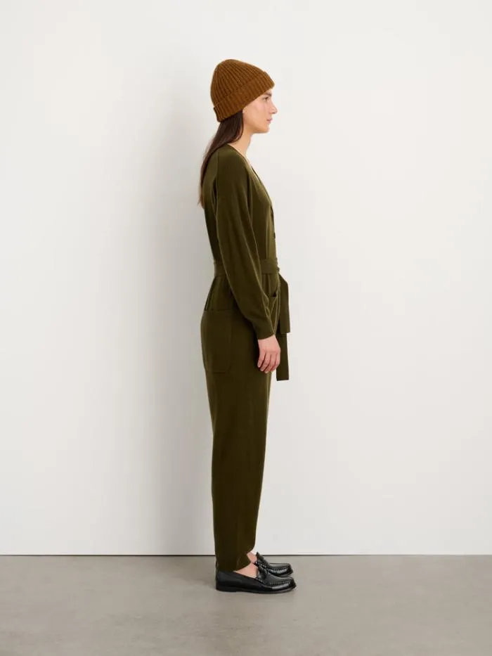 Alex Mill Jumpsuits Sweater Jumpsuit In Cashmere Dark Olive 8211 Women Alex Mill Jumpsuits Sweater Jumpsuit In Cashmere Dark Olive 8211 Women