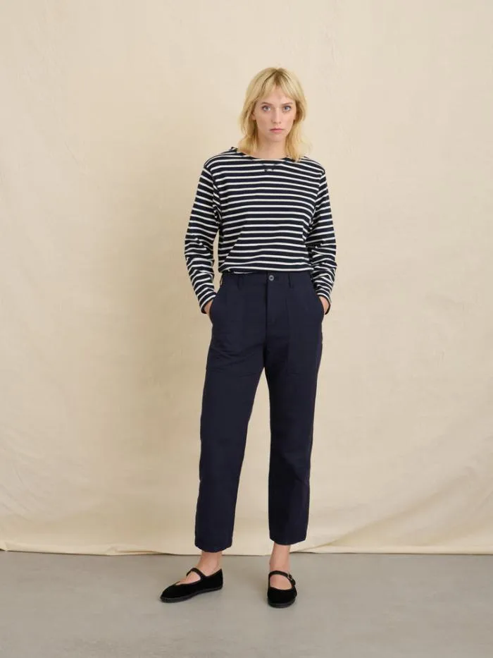 Alex Mill Pants Neil Utility Straight Leg Pant Washed Navy 8211 Women