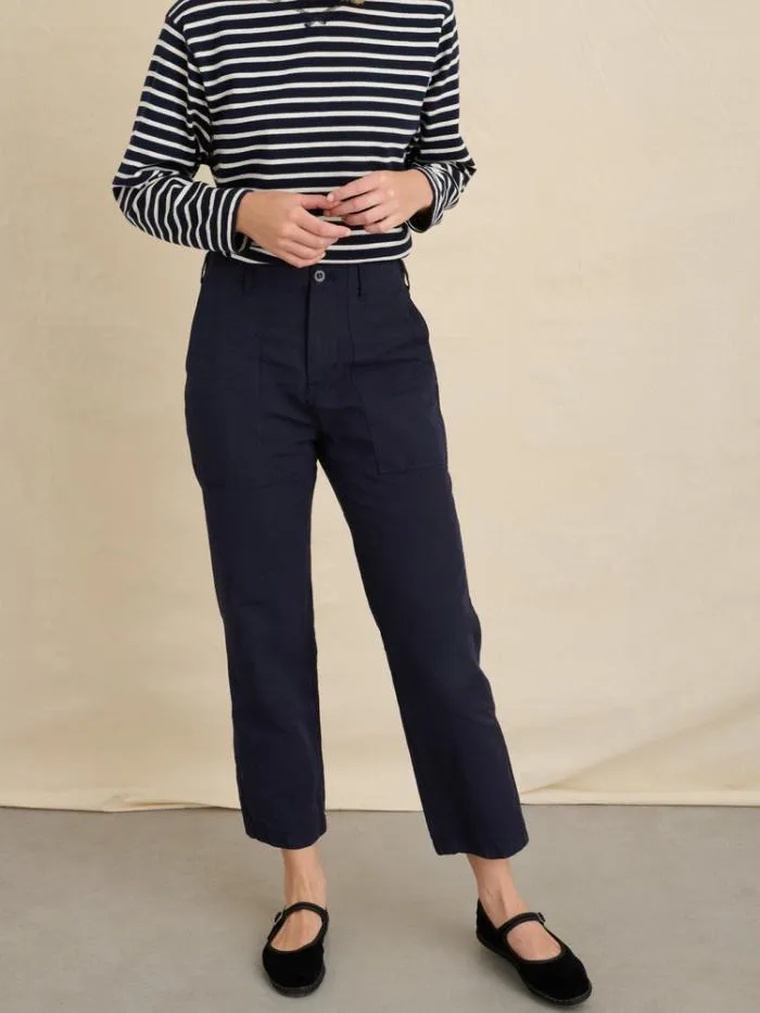 Alex Mill Pants Neil Utility Straight Leg Pant Washed Navy 8211 Women