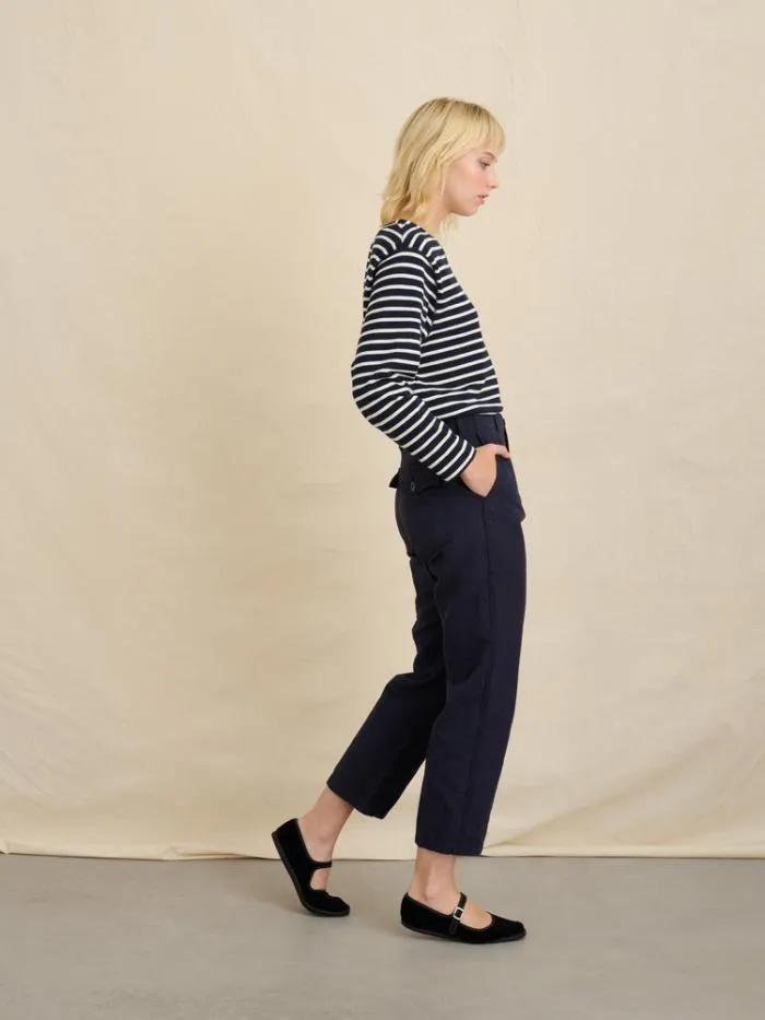 Alex Mill Pants Neil Utility Straight Leg Pant Washed Navy 8211 Women