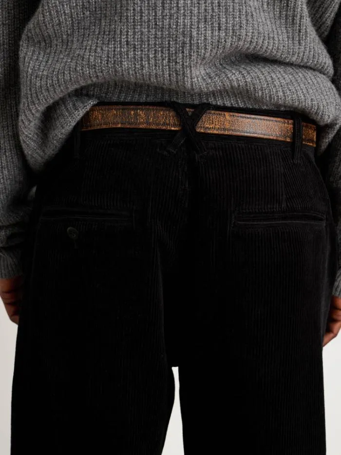 Alex Mill Pants Standard Pleated Pant In Corduroy Black 8211 Men