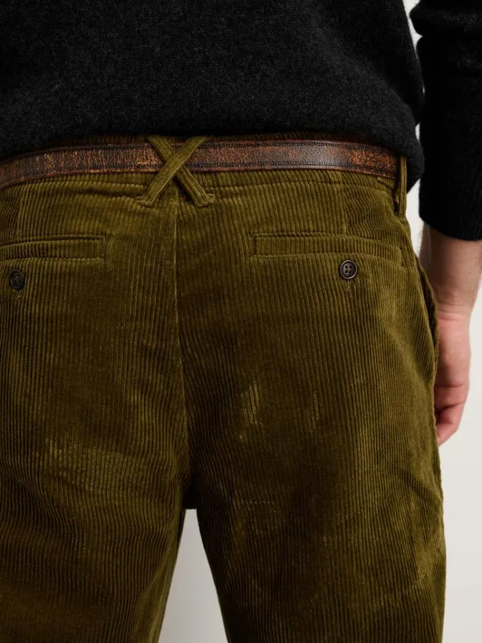 Alex Mill Pants Straight Leg Pant In Corduroy Long Inseam Dark Olive 8211 Men
