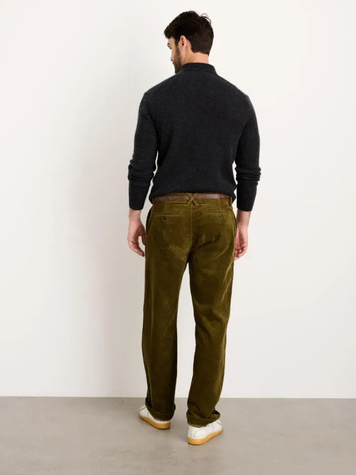 Alex Mill Pants Straight Leg Pant In Corduroy Long Inseam Dark Olive 8211 Men
