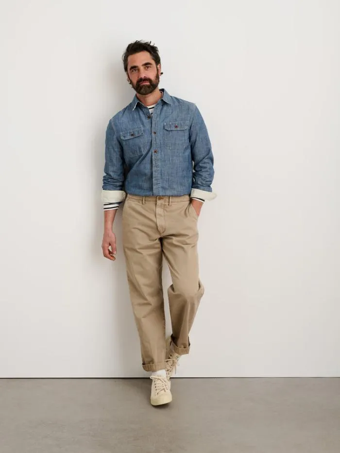 Alex Mill Pants Straight Leg Pant In Vintage Washed Chino Faded Khaki 8211 Men