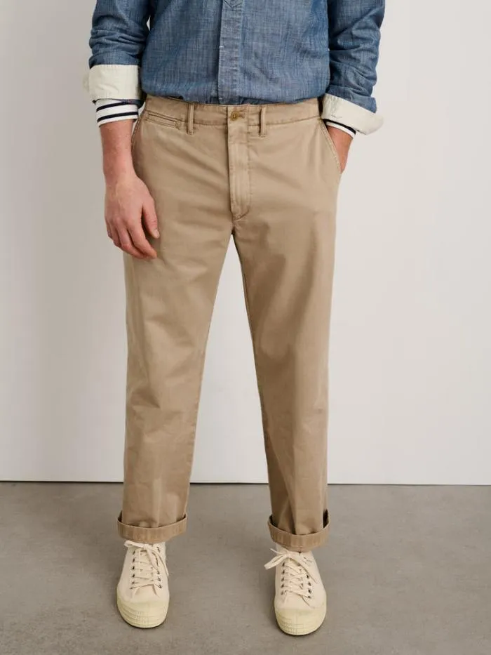 Alex Mill Pants Straight Leg Pant In Vintage Washed Chino Faded Khaki 8211 Men