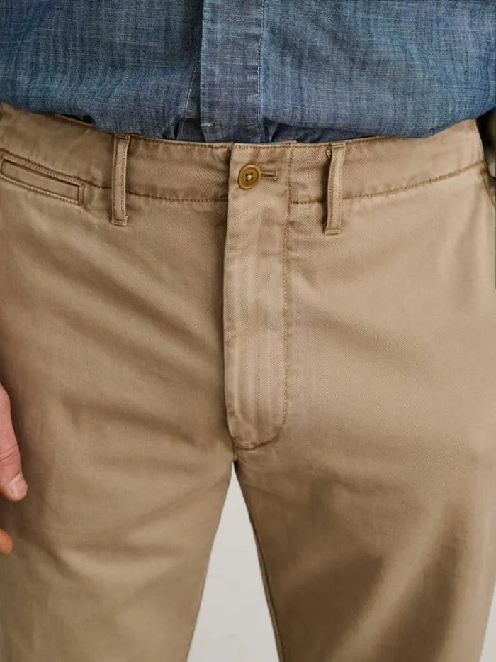 Alex Mill Pants Straight Leg Pant In Vintage Washed Chino Faded Khaki 8211 Men