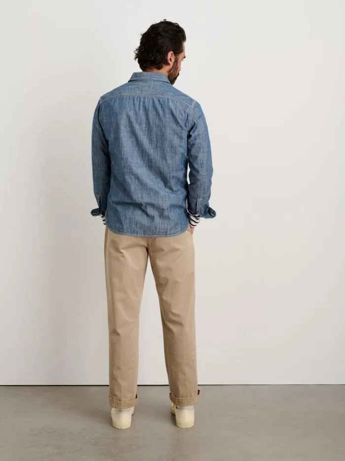 Alex Mill Pants Straight Leg Pant In Vintage Washed Chino Faded Khaki 8211 Men